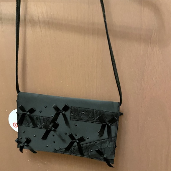 Black Nieman Marcus Embellished Clutch - Picture 5 of 8